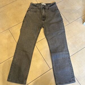 Abercrombie & Fitch Gray Straight Leg Jeans